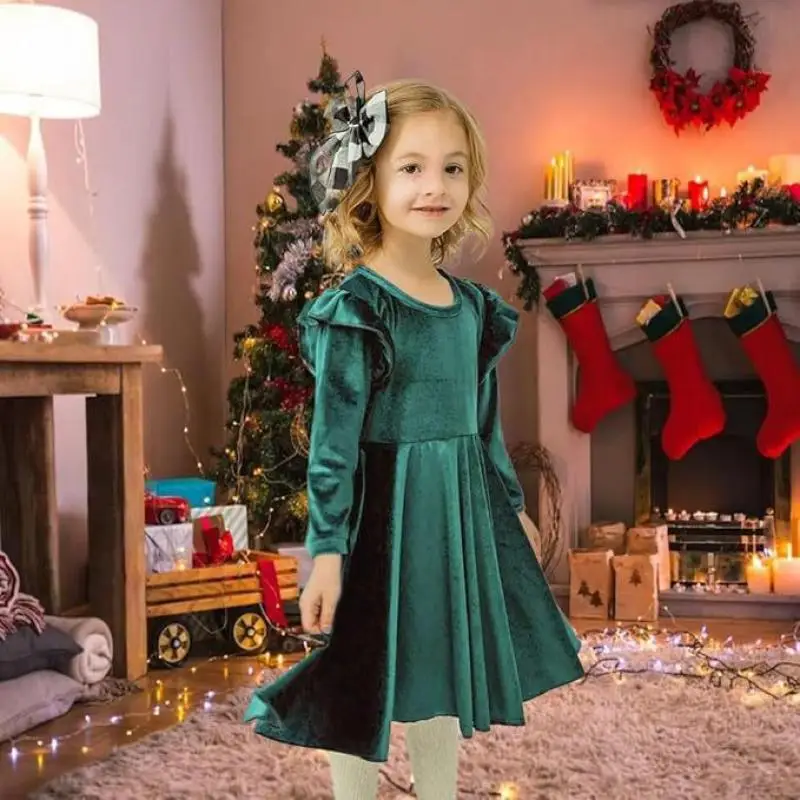 Cosplay Princess Dress Girl Ruffled Long Sleeved Red Green Black Casual Dress Princess Dress Christmas Party Performance Outfit
Cosplay Princess Dress Girl Ruffled Long Sleeved Red Green Black Casual Dress Princess Dress Christmas Party Performance Outfit