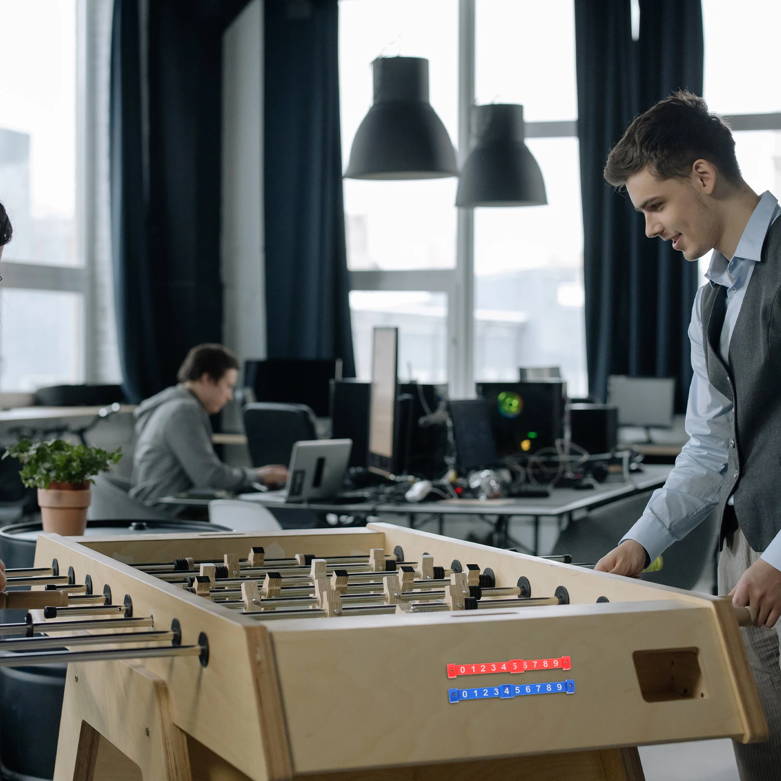 2pcs Table Football Counter Bright Background Score Keeper For Standard Foosball Tables Portable Scoring Counters
2pcs Table Football Counter Bright Background Score Keeper For Standard Foosball Tables Portable Scoring Counters