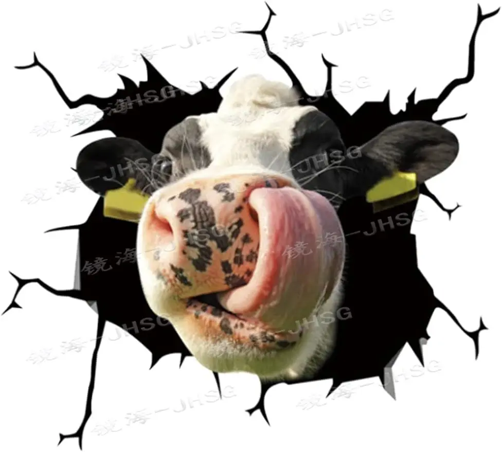 3D Car Crack Stickers, Cow Stickers, Door Realistic and Interesting, Self-adhesive Car Stickers, Vinyl Stickers
3D Car Crack Stickers, Cow Stickers, Door Realistic and Interesting, Self-adhesive Car Stickers, Vinyl Stickers