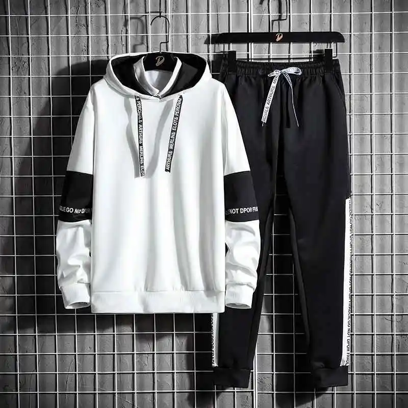 Men's Knitted Fleece Hoodie And Pants Set Slim Fit Nine Point Sports Casual Wear Two Piece Autumn Collection Fashionable
Men's Knitted Fleece Hoodie And Pants Set Slim Fit Nine Point Sports Casual Wear Two Piece Autumn Collection Fashionable