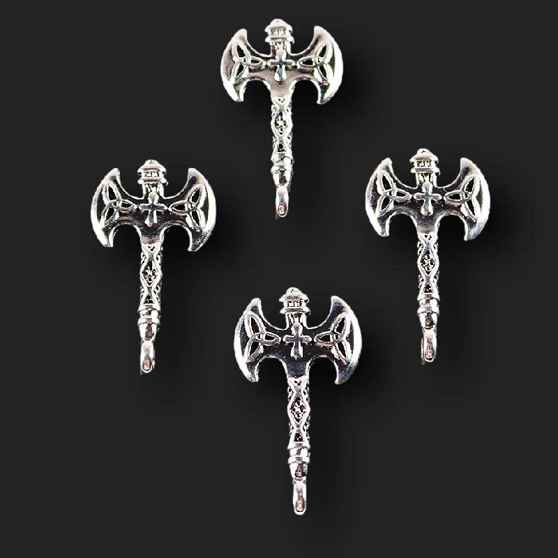 4pcs Silver Plated Crosses Double Winged Axe Alloy Pendant DIY Charm Punk Earring Necklace Jewelry Crafts Making A2210
4pcs Silver Plated Crosses Double Winged Axe Alloy Pendant DIY Charm Punk Earring Necklace Jewelry Crafts Making A2210