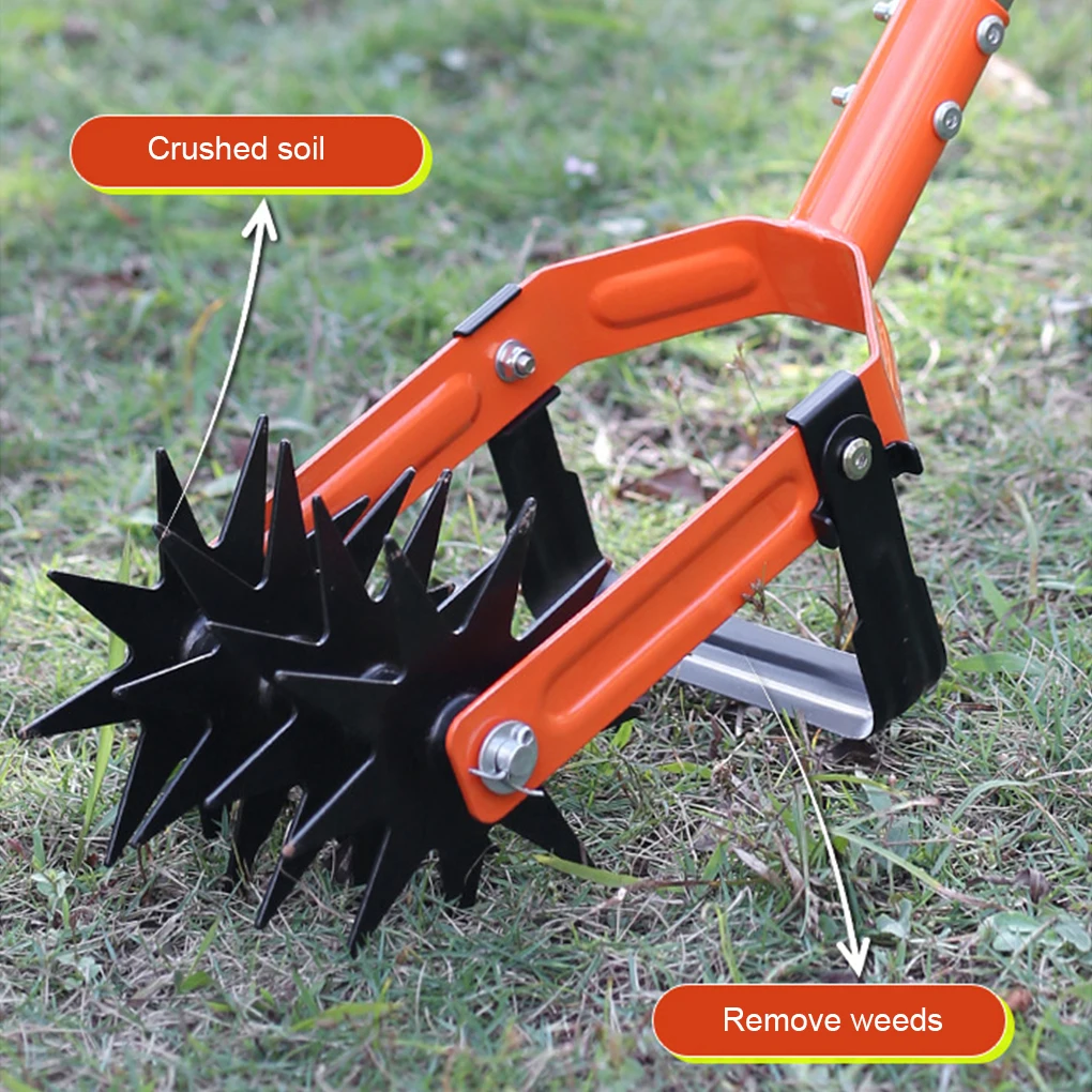 Hand Tiller Garden Tool Hand Steel Tiller Cultivator Garden Tool Heavy Duty Hard And Soft Soil Loosener With Non-Slip Handle For
Hand Tiller Garden Tool Hand Steel Tiller Cultivator Garden Tool Heavy Duty Hard And Soft Soil Loosener With Non-Slip Handle For