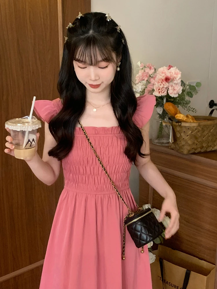 Little Flying Sleeves Square Neck Dress Children's Summer 2024 New Waist Slimming French High end Elegant Long Dress
Little Flying Sleeves Square Neck Dress Children's Summer 2024 New Waist Slimming French High end Elegant Long Dress