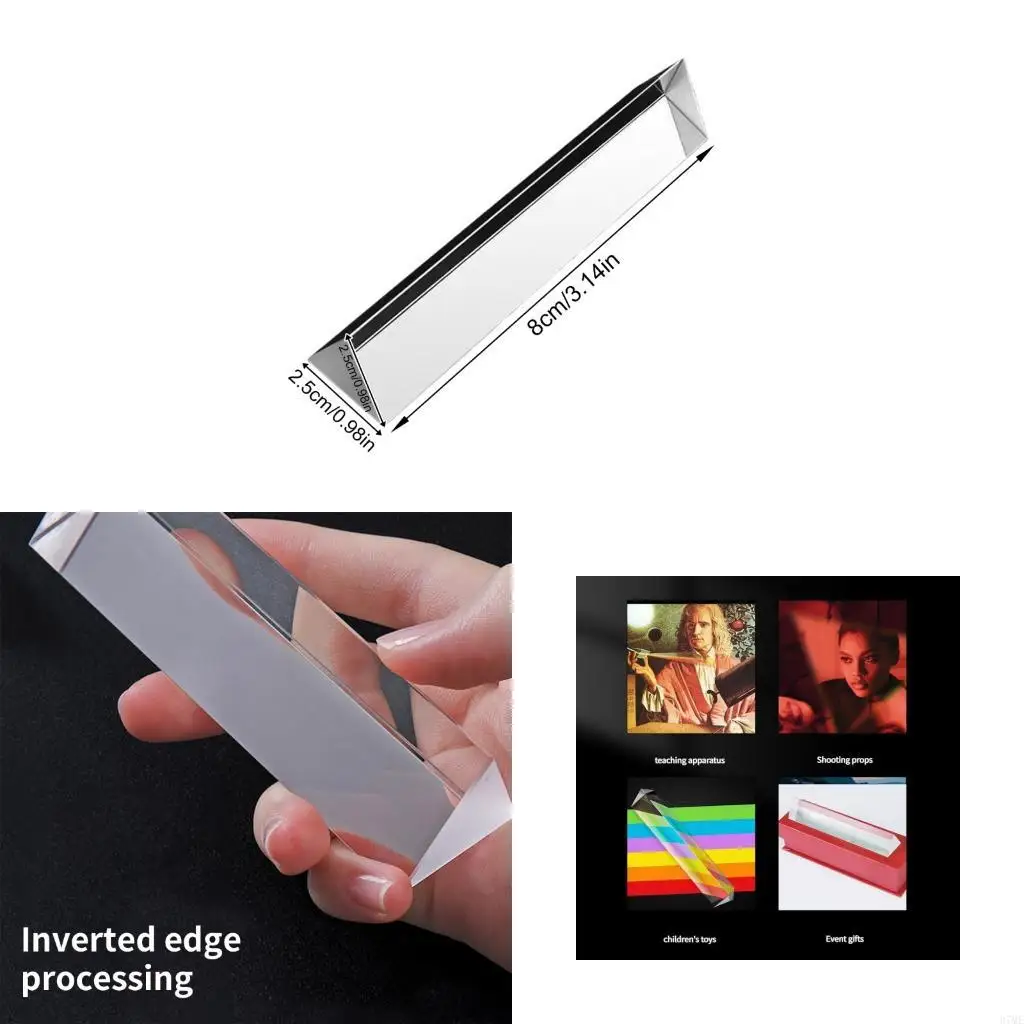 37ME Small Glass Prisms Exploration Tool for Physics Demonstrations & Classroom Use
37ME Small Glass Prisms Exploration Tool for Physics Demonstrations & Classroom Use