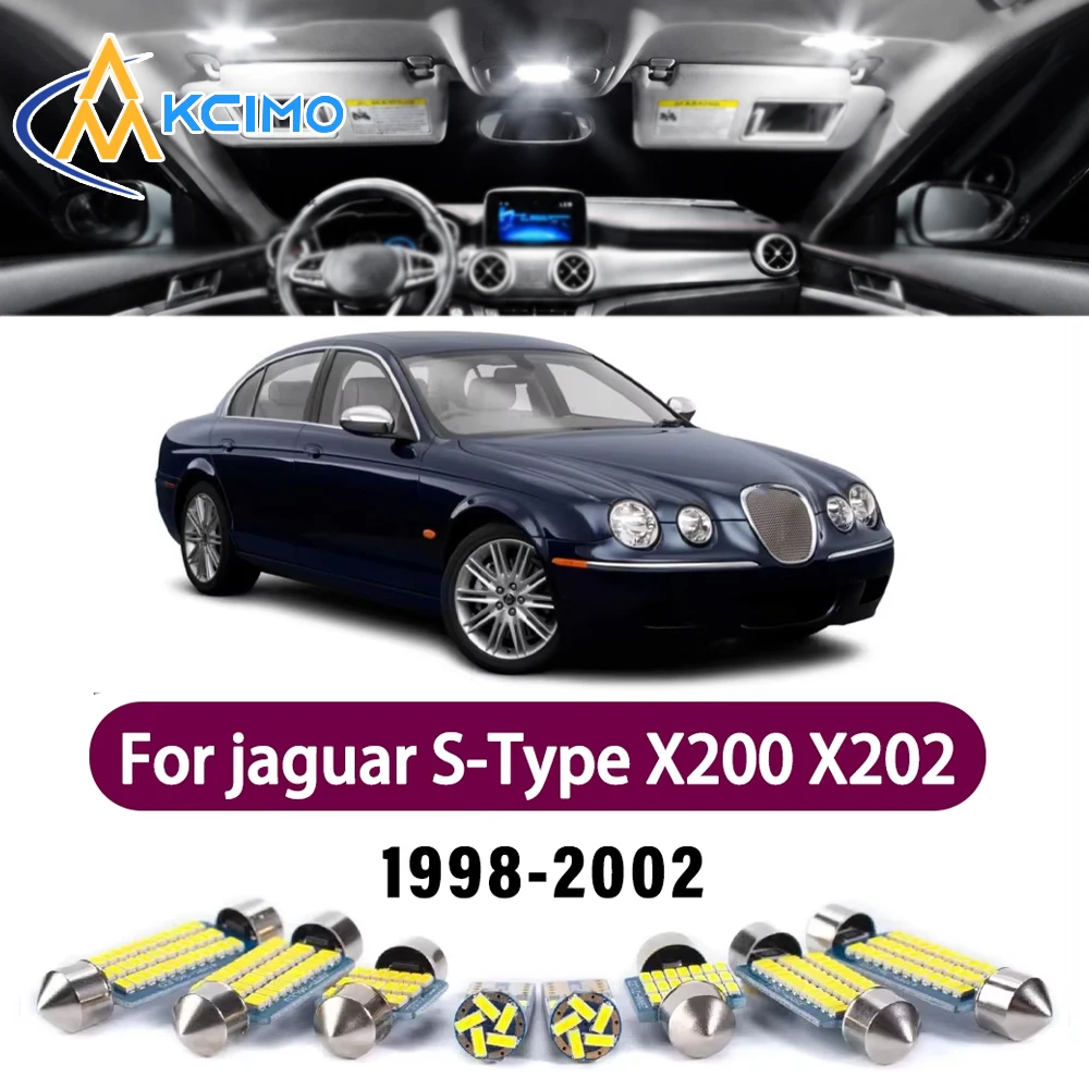Kcimo Super Bright LED Interior Light Kit For jaguar S-Type X200 X202 1998-2002 Dome Map Lamp White Blue Car Accessories Canbus
Kcimo Super Bright LED Interior Light Kit For jaguar S-Type X200 X202 1998-2002 Dome Map Lamp White Blue Car Accessories Canbus