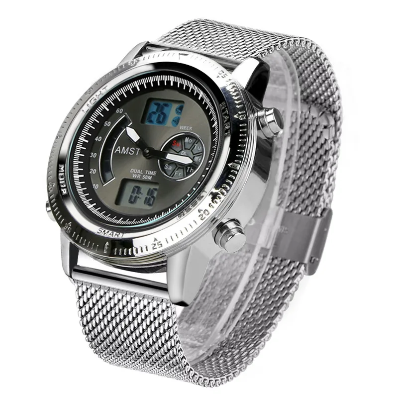 AMST Hot Sale Waterproof Fashion Electronic Watch Multifunctional Student Electronic Men's Watch
AMST Hot Sale Waterproof Fashion Electronic Watch Multifunctional Student Electronic Men's Watch