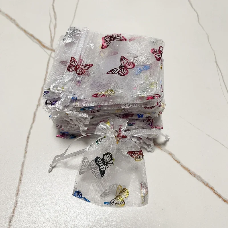 100-1000pcs Colorful Silver Butterfly White Organza Bag Drawstring Pouches For Wedding Christmas Jewelry Display Packaging Bags
100-1000pcs Colorful Silver Butterfly White Organza Bag Drawstring Pouches For Wedding Christmas Jewelry Display Packaging Bags