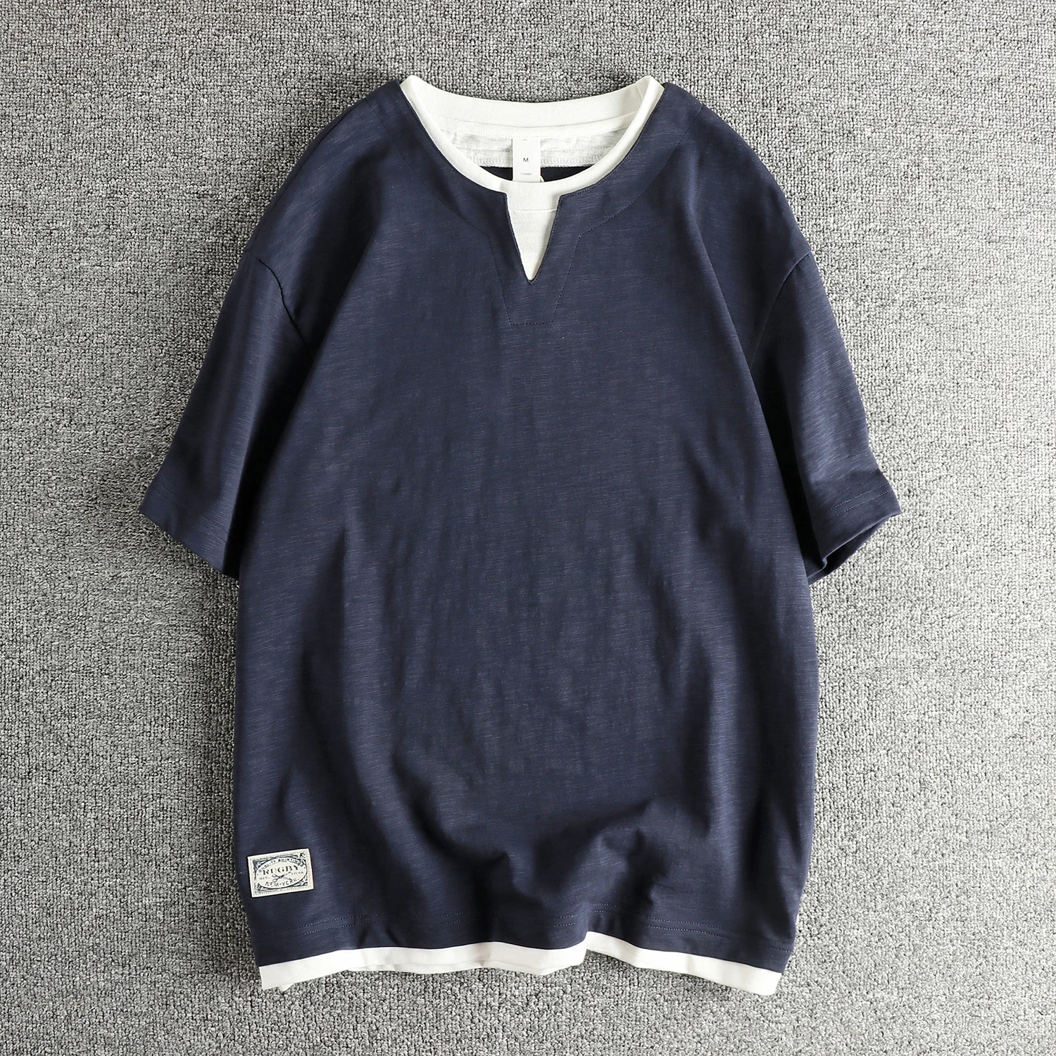 Washed Vintage Bamboo Cotton Short Sleeve T-Shirt Men's Layering Design Youth Fashion Half Sleeve Breathable Comfortable Summ...
Washed Vintage Bamboo Cotton Short Sleeve T-Shirt Men's Layering Design Youth Fashion Half Sleeve Breathable Comfortable Summ...