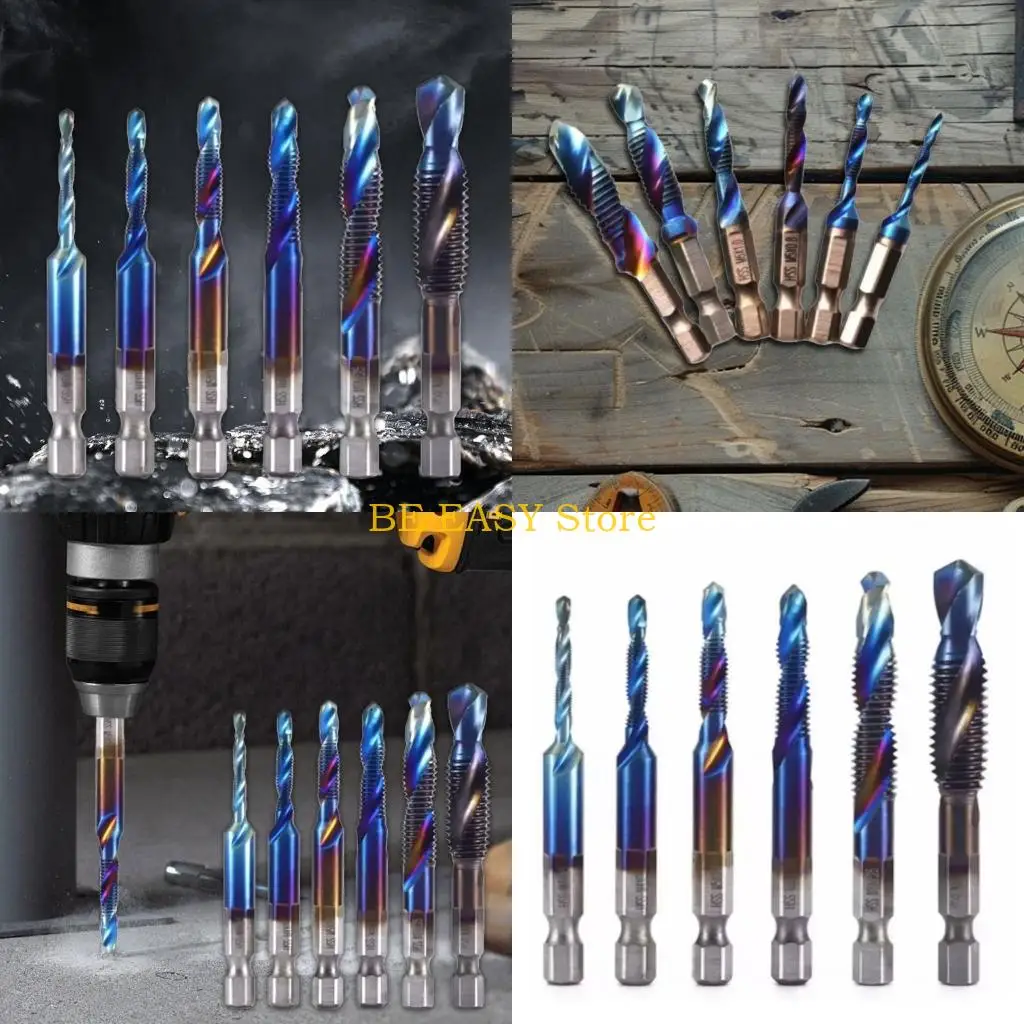 E28F Titaniums Coated HSS Metric Taps 3 M10 with Hex Shanks for Wood Plastic Aluminum Applications
E28F Titaniums Coated HSS Metric Taps 3 M10 with Hex Shanks for Wood Plastic Aluminum Applications