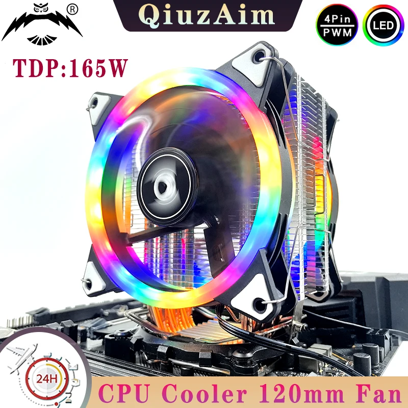 120mm Fan Efficient CPU Cooler Air-cooled 4/6 Heat Pipe 4pin/PWM mute Compatible LGA115x 1200 1700 18xx 2011 2066 x79 x99 AMD i7
120mm Fan Efficient CPU Cooler Air-cooled 4/6 Heat Pipe 4pin/PWM mute Compatible LGA115x 1200 1700 18xx 2011 2066 x79 x99 AMD i7