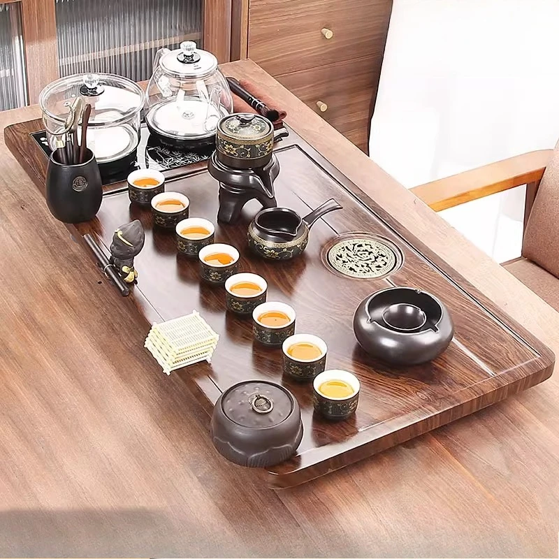 Serving Wooden Tea Tray Ceramic Ceremony Drainage Plate Rectangle Tableware Tea Tray Irregular Coasters Bandejas Home Products
Serving Wooden Tea Tray Ceramic Ceremony Drainage Plate Rectangle Tableware Tea Tray Irregular Coasters Bandejas Home Products