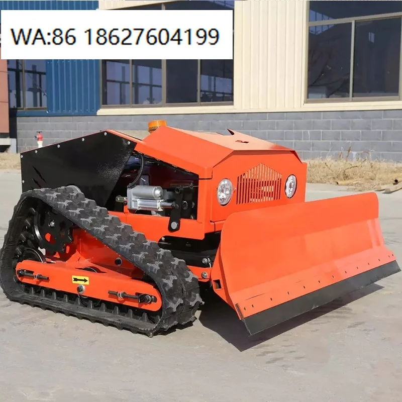 AWY 550 Model Remote Control Garden Lawn Mower Robot Smart Grass Cutting Snow Plow with Flail Blade Wireless
AWY 550 Model Remote Control Garden Lawn Mower Robot Smart Grass Cutting Snow Plow with Flail Blade Wireless