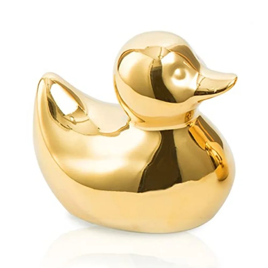 Home Decor Golden Ceramic Duck Figurines, Home Decor Animal Sculptures and Statues Handmade Artware Decor, Mini Duck
Home Decor Golden Ceramic Duck Figurines, Home Decor Animal Sculptures and Statues Handmade Artware Decor, Mini Duck