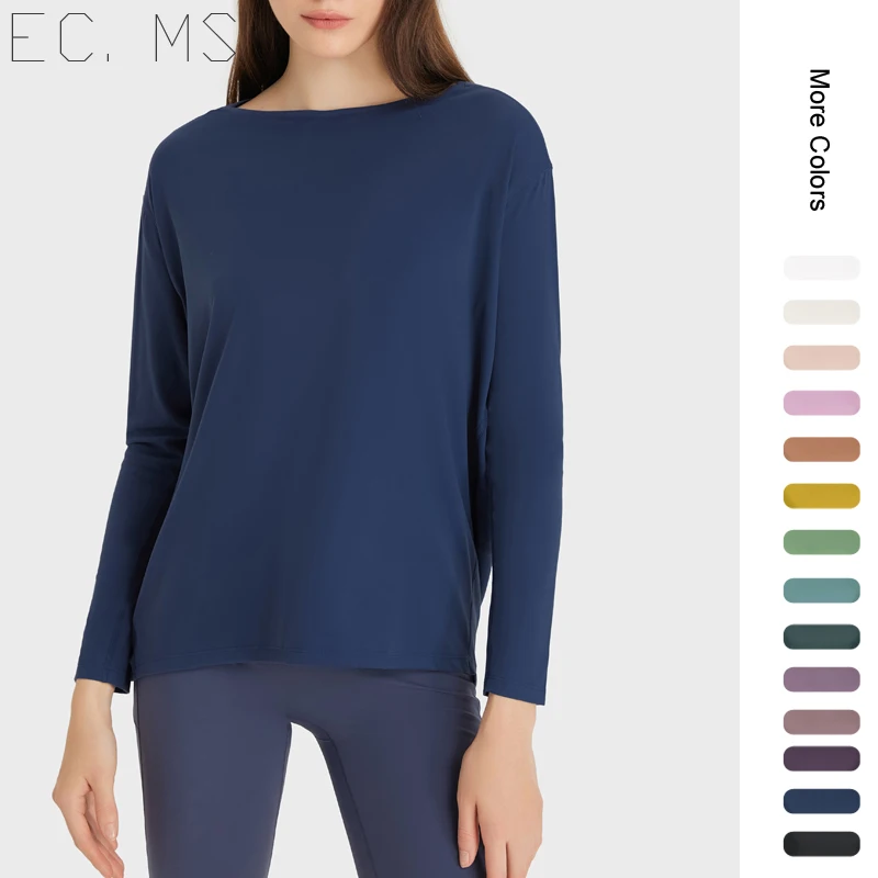 Women Tops Long Sleeves Double Naked Feeling Loose 14 Colors Running Yoga GYM Athletic Sweater Shirt
Women Tops Long Sleeves Double Naked Feeling Loose 14 Colors Running Yoga GYM Athletic Sweater Shirt