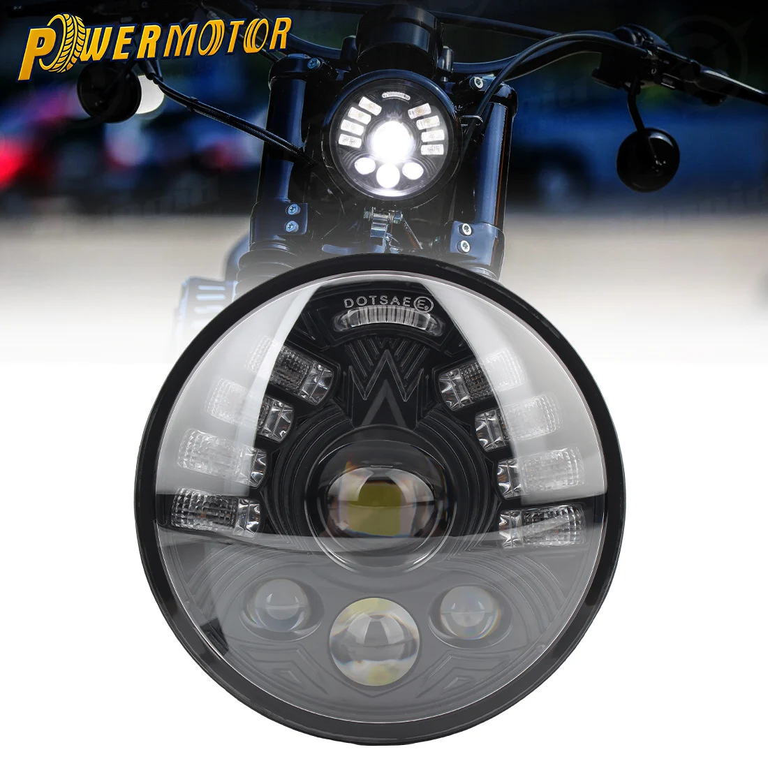 For Harley Sportster 883 XL883 FXCW Motorcycle 5.75 Inch LED Headlight 5 3/4" Headlamp DRL Turn Signal Assembly Modified Parts
For Harley Sportster 883 XL883 FXCW Motorcycle 5.75 Inch LED Headlight 5 3/4" Headlamp DRL Turn Signal Assembly Modified Parts