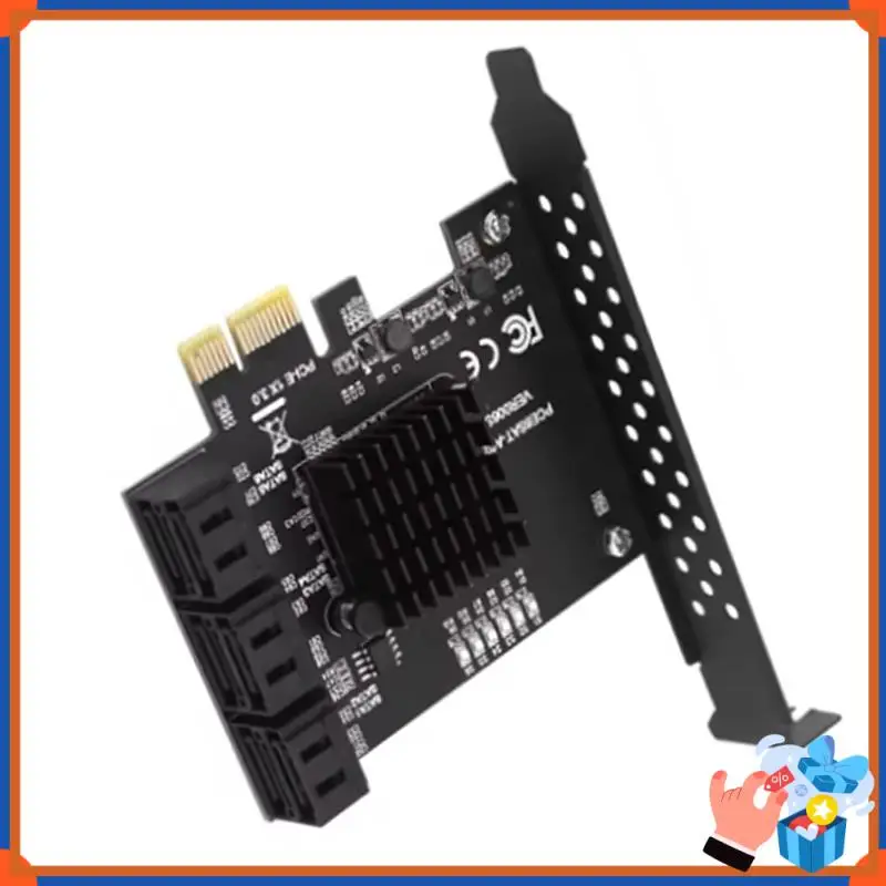 Компактный контроллер PCIE SATA 1X на 6 портов SATA 3.0 PCI E Карта расширения мультипликатора Pci Express 6 Гбит/с Дополнительная карта Riser
Компактный контроллер PCIE SATA 1X на 6 портов SATA 3.0 PCI E Карта расширения мультипликатора Pci Express 6 Гбит/с Дополнительная карта Riser