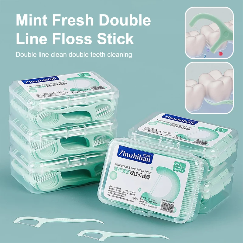 1/3/5 Box Mint Dental Floss Stick Disposable Portable Interdental Cleaning Food Residue Removal Oral Care Floss Pick Tool
1/3/5 Box Mint Dental Floss Stick Disposable Portable Interdental Cleaning Food Residue Removal Oral Care Floss Pick Tool
