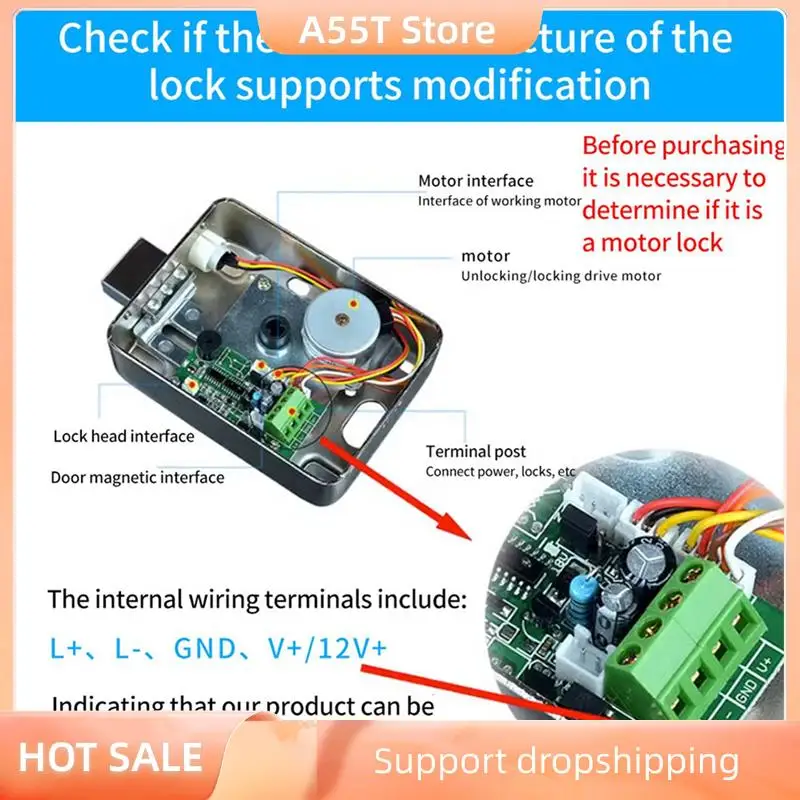 A55T 4X TTLOCK App Remote Electronic Lock Module Board Lock Module Relay Output Door Access Control System
A55T 4X TTLOCK App Remote Electronic Lock Module Board Lock Module Relay Output Door Access Control System