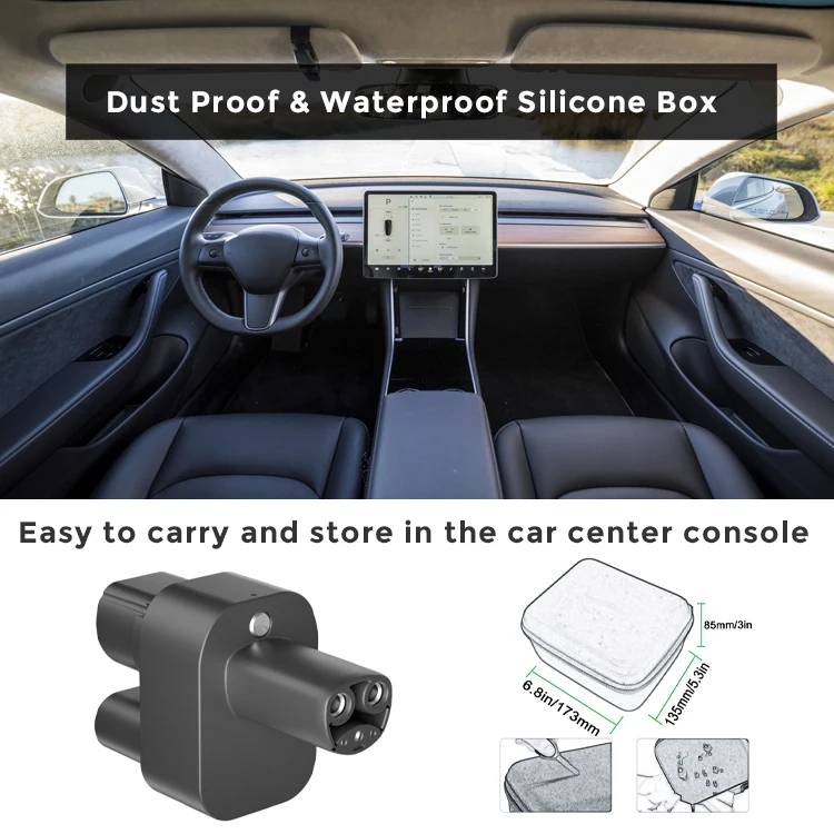 OEM New Energy Vehicle Ev Charger Station CCS2 NACS DC Adapter for Model S 3 X Y for Tesla
OEM New Energy Vehicle Ev Charger Station CCS2 NACS DC Adapter for Model S 3 X Y for Tesla