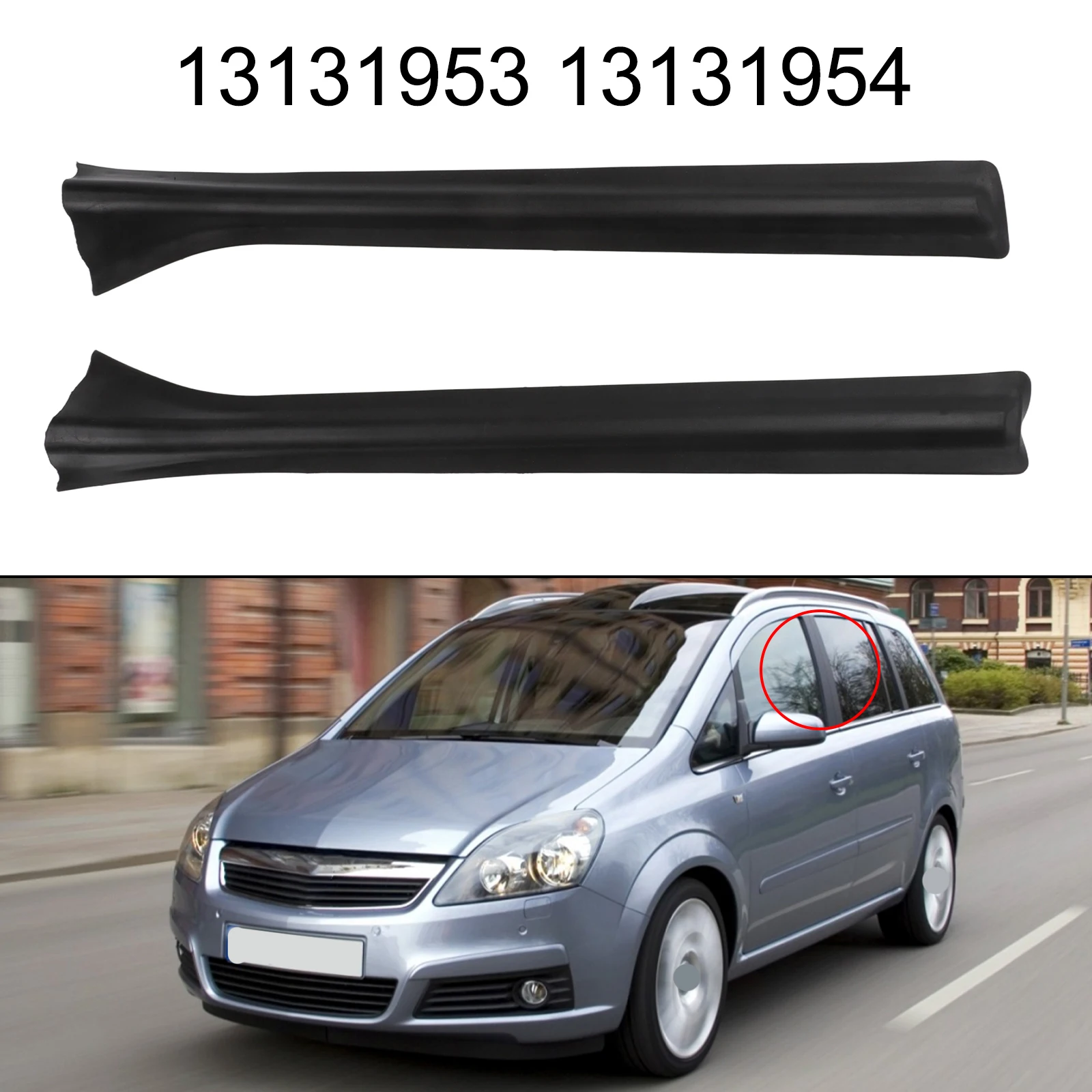 2 Pcs For OPEL / For VUAXHALL ZAFIRA B 05-15 Car Center Pillar Rubber Cover 13131953 Automotive Accessories
2 Pcs For OPEL / For VUAXHALL ZAFIRA B 05-15 Car Center Pillar Rubber Cover 13131953 Automotive Accessories