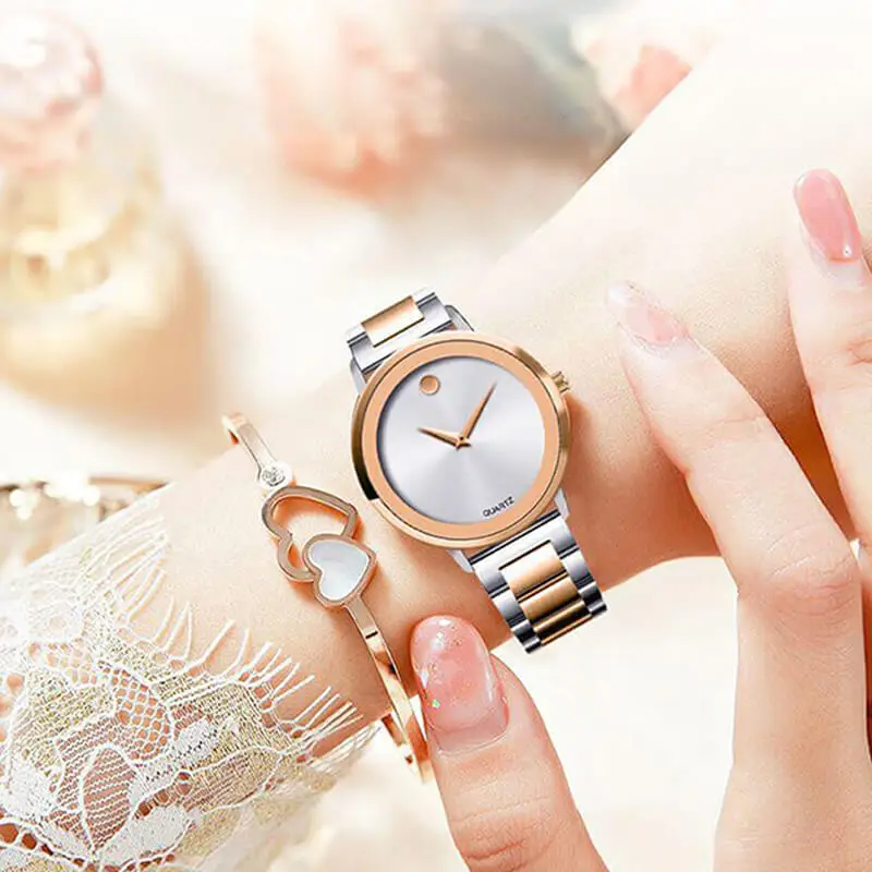 HUMPBUCK Japanese Quartz Minimalist Women's Watch Stainless Steel watches for Women Simple No Numbers Dial T6608
HUMPBUCK Japanese Quartz Minimalist Women's Watch Stainless Steel watches for Women Simple No Numbers Dial T6608