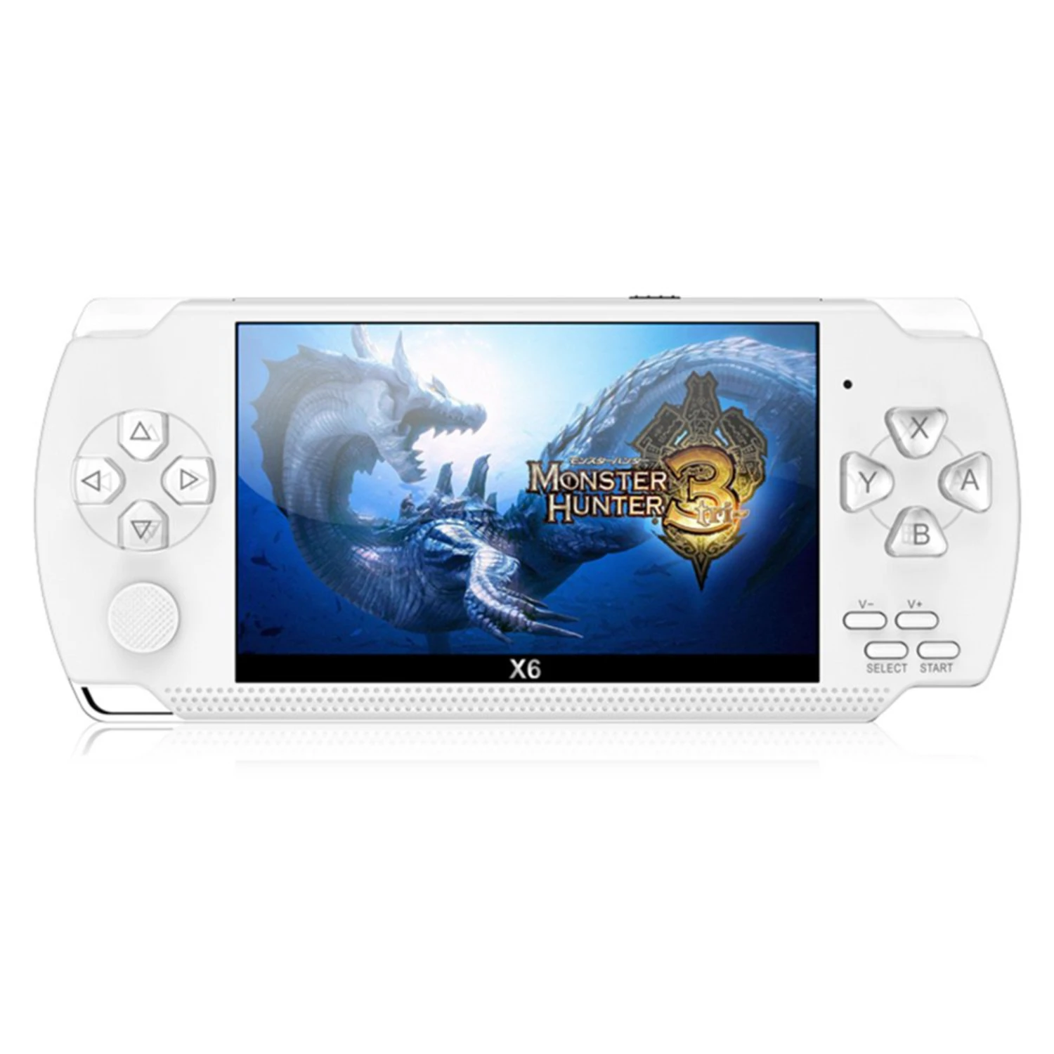 PSP Handheld Game Machine X6 Updated Version, 8GB, 4" HD Color Screen, 3000+ Free Games
PSP Handheld Game Machine X6 Updated Version, 8GB, 4" HD Color Screen, 3000+ Free Games