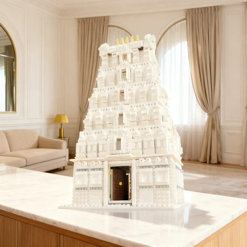 3649pcs MOC Temple Tower Taj Mahal Alternate Creator Expert Model Building Blocks Creative Display Gift Collectible Decor Kids
3649pcs MOC Temple Tower Taj Mahal Alternate Creator Expert Model Building Blocks Creative Display Gift Collectible Decor Kids