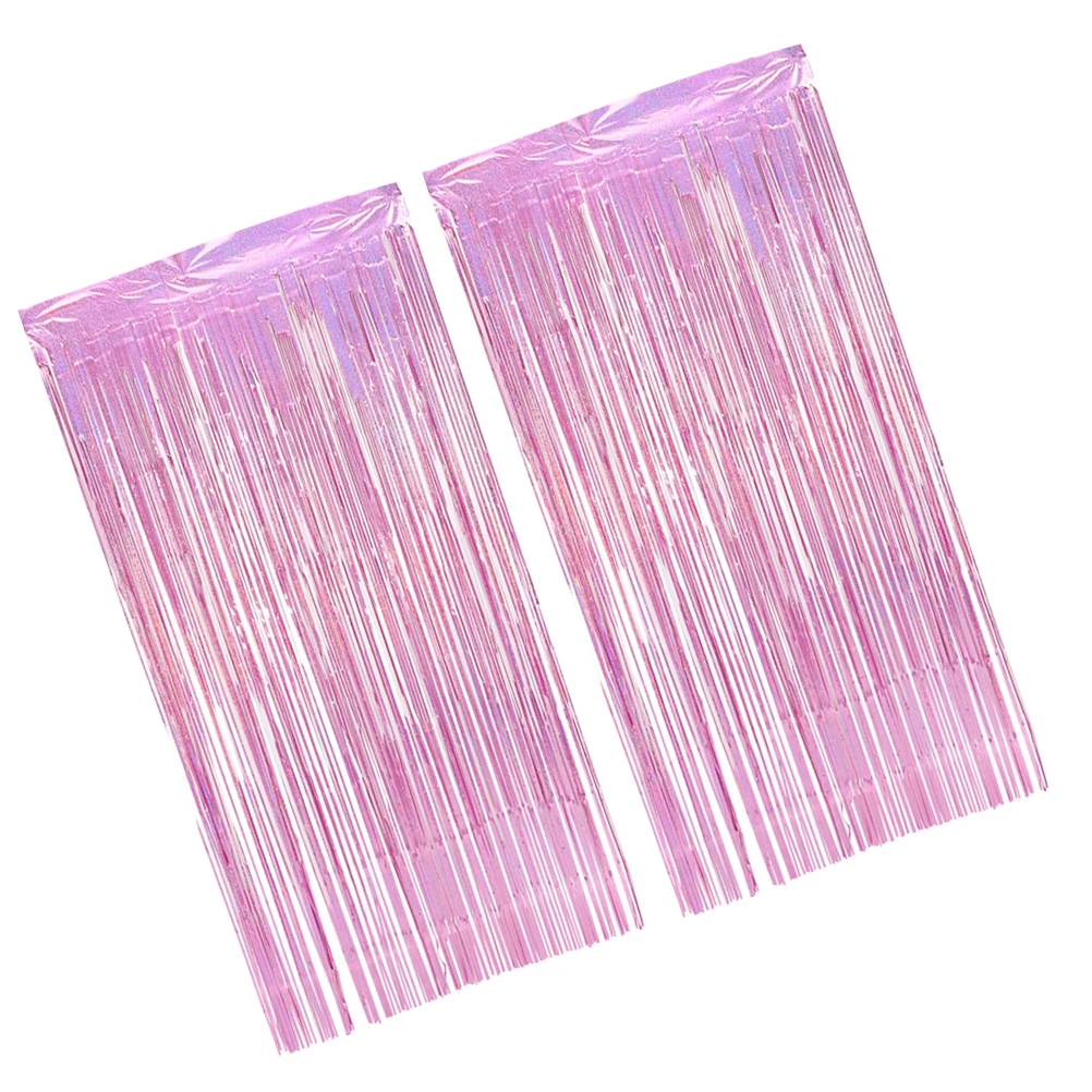 2Pcs Rain Silk Door Curtain Plastic Fringe Curtain Party Backdrop Foil Streamer Tinsel Decor Wedding Birthday Supplies
2Pcs Rain Silk Door Curtain Plastic Fringe Curtain Party Backdrop Foil Streamer Tinsel Decor Wedding Birthday Supplies