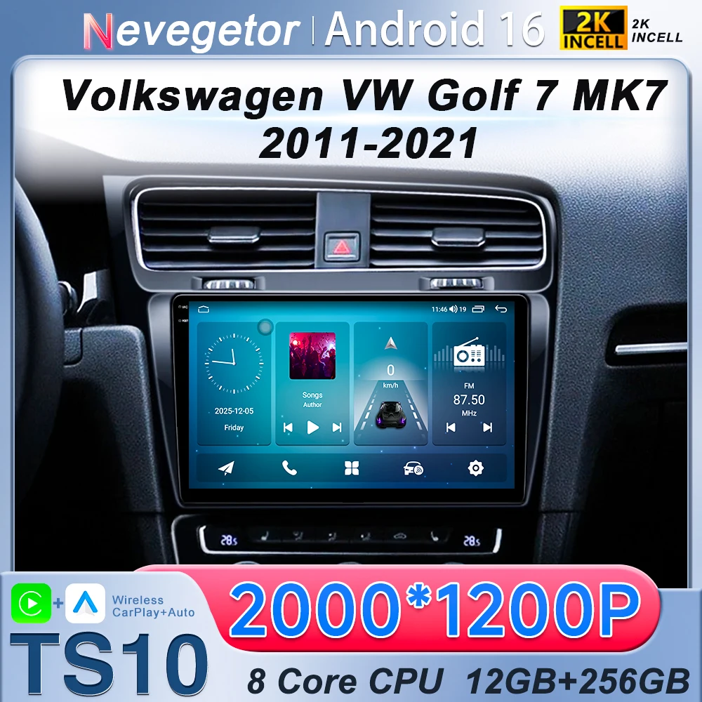 Android 16 For Volkswagen VW Golf 7 MK7 GTI 2012 2013 -2020 Auto Carplay Car DVD Radio Stereo Navigation GPS Multimedia Player
Android 16 For Volkswagen VW Golf 7 MK7 GTI 2012 2013 -2020 Auto Carplay Car DVD Radio Stereo Navigation GPS Multimedia Player