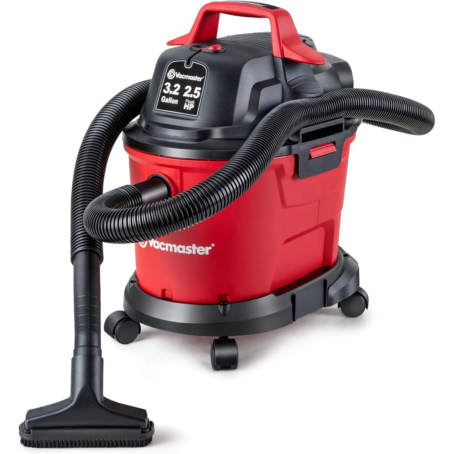 3.2-Gallon 2.5 Peak HP Wet/Dry Vacuum, Lightweight Portable Shop Vac with Blower, 18ft Reach, 11 Accessories
3.2-Gallon 2.5 Peak HP Wet/Dry Vacuum, Lightweight Portable Shop Vac with Blower, 18ft Reach, 11 Accessories