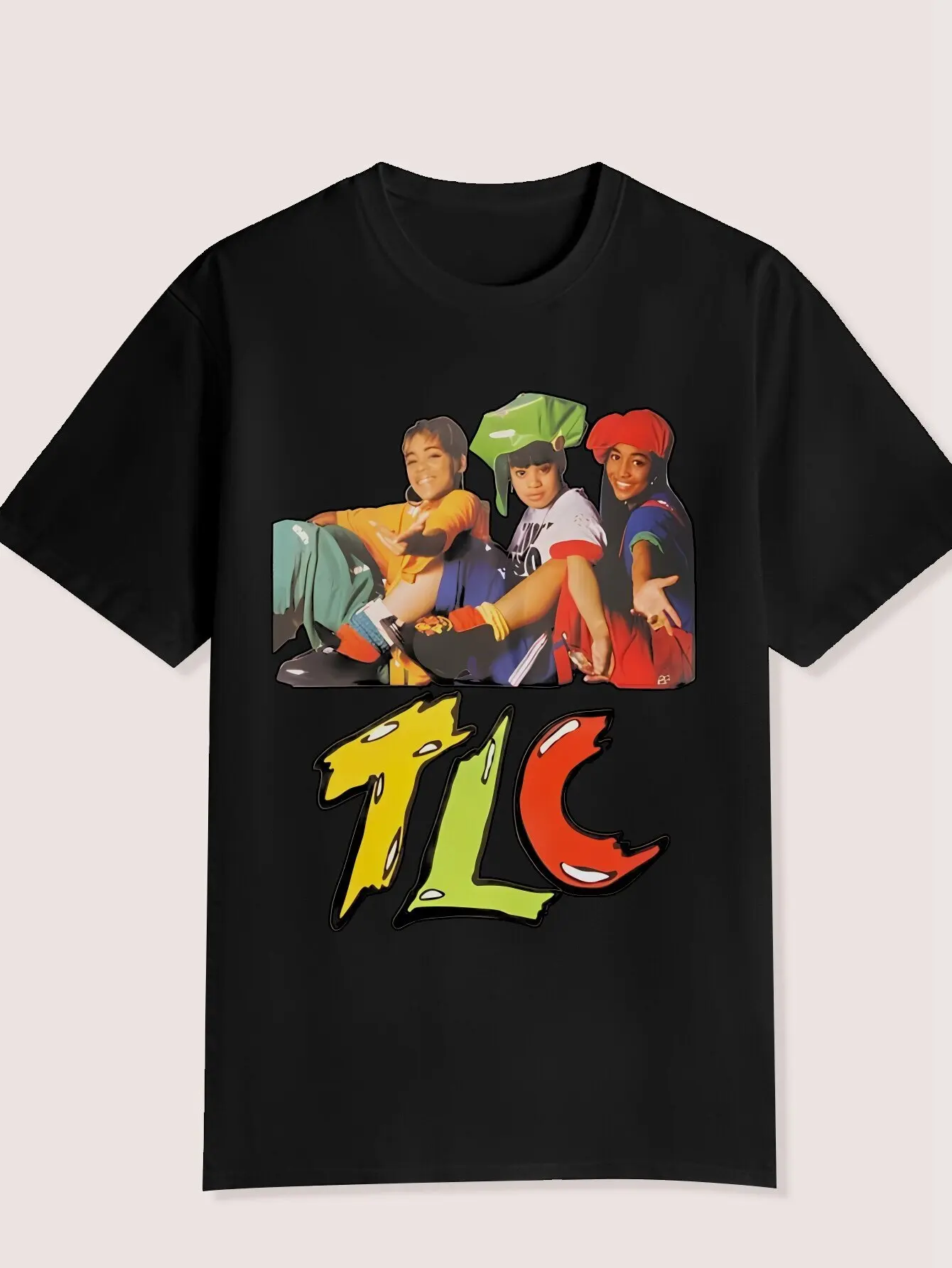Women'S Casual Crew Neck T-Shirt with "TLC" Graphic Print - Short Sleeve, Polyester, Lightweight, All-Season Tee, Summer Casual
Women'S Casual Crew Neck T-Shirt with "TLC" Graphic Print - Short Sleeve, Polyester, Lightweight, All-Season Tee, Summer Casual
