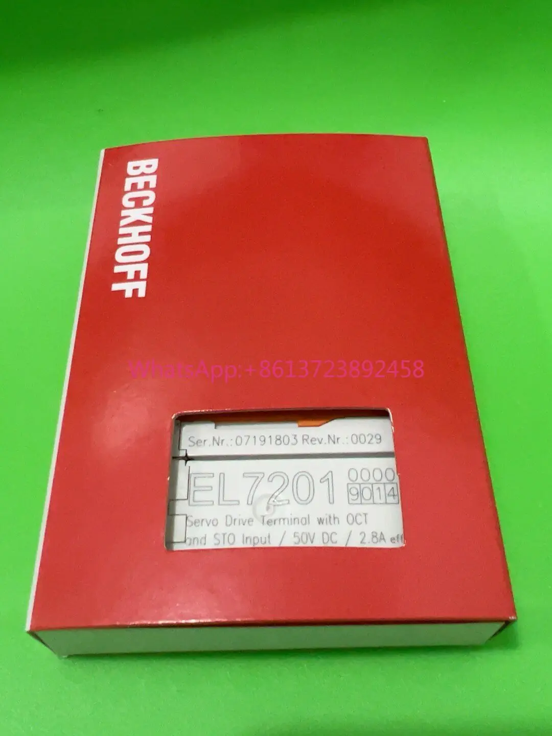 Beckhoff module EL7201-9014 high quality
Beckhoff module EL7201-9014 high quality