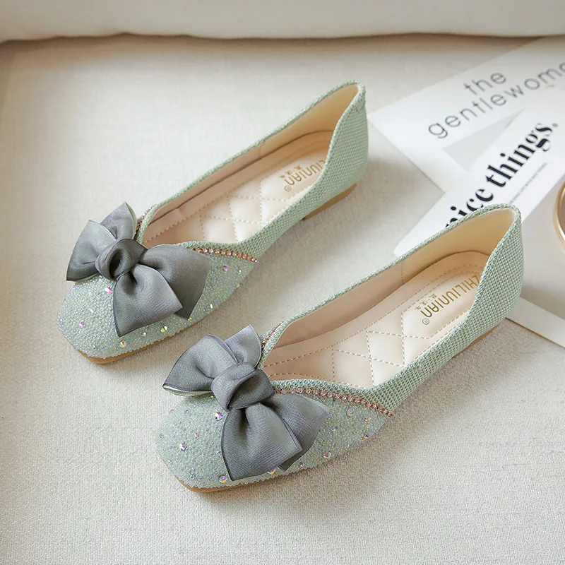 New Women's Shoes Exquisite Rhinestones Bow Casual Shoes for Woman Comfortable Shallow Flat Shoe Designer Shoes Zapatos De Mujer
New Women's Shoes Exquisite Rhinestones Bow Casual Shoes for Woman Comfortable Shallow Flat Shoe Designer Shoes Zapatos De Mujer