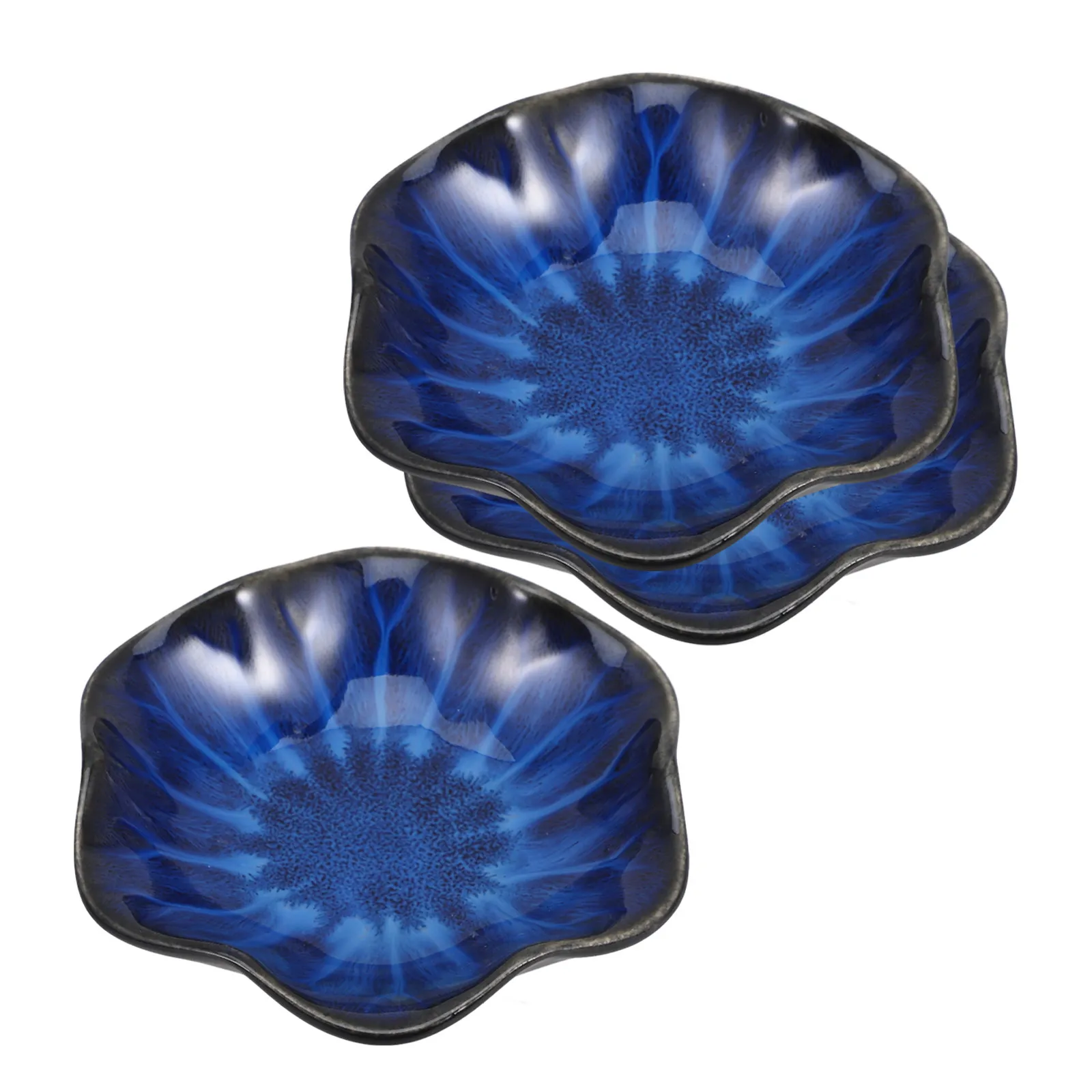 3Pcs Sauce Dish Ceramic Seasoning Dish Small Dipping Bowl Cute Condiment Holder for Home Restaurant Kitchen Serving Soy Sauce
3Pcs Sauce Dish Ceramic Seasoning Dish Small Dipping Bowl Cute Condiment Holder for Home Restaurant Kitchen Serving Soy Sauce