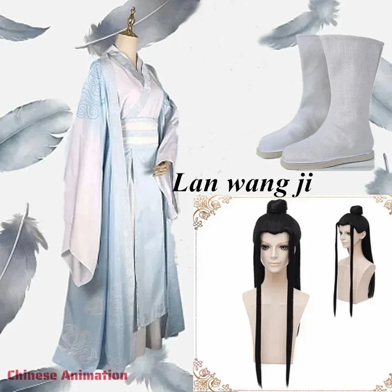Chinese Animation Mo Dao Zu Shi Wangji Cosplay Lan Zhan Ancient Wei Wuxian Yiling Patriarch Costume Wig Boots hh
Chinese Animation Mo Dao Zu Shi Wangji Cosplay Lan Zhan Ancient Wei Wuxian Yiling Patriarch Costume Wig Boots hh