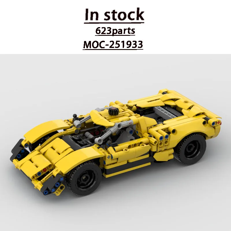 Конструктор MOC-251933: Желтый Классический Спортивный Легендарный Суперкар для Гонки, 623 Детали, Подарок на День Рождения для Мальчиков и Детей
Конструктор MOC-251933: Желтый Классический Спортивный Легендарный Суперкар для Гонки, 623 Детали, Подарок на День Рождения для Мальчиков и Детей