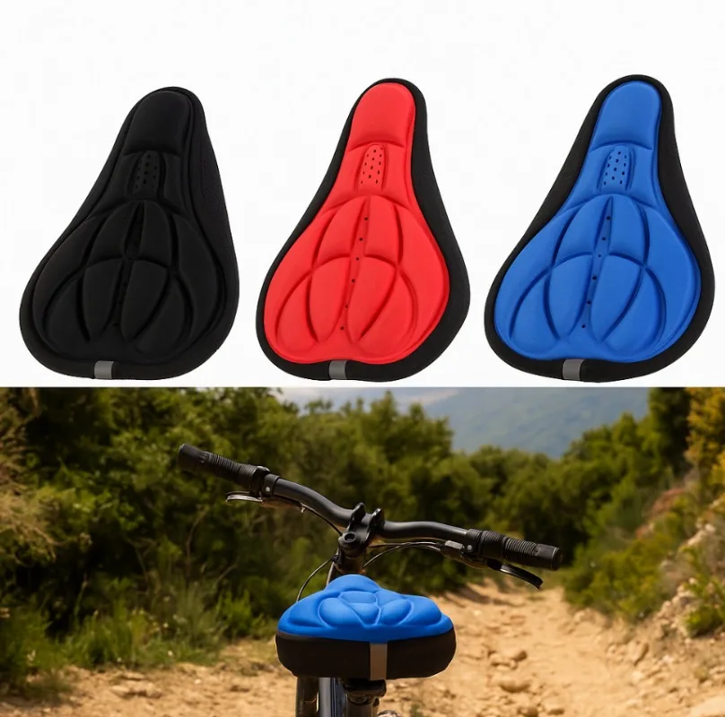 Thickened Silicone Saddle Cover for Road and Mountain Bikes Soft Comfortable Seat Cushion with Accessories
Thickened Silicone Saddle Cover for Road and Mountain Bikes Soft Comfortable Seat Cushion with Accessories