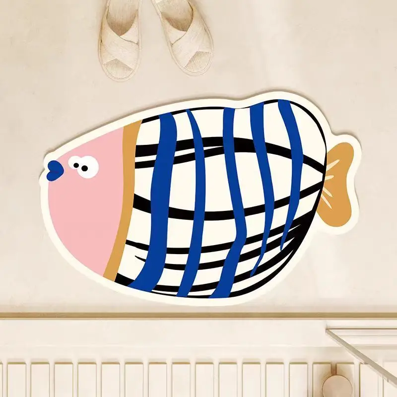 VIKAMA Cartoon Animal Bathroom Porch Non-Slip, Dirt Resistant And Easy To Take Care Of Floor Mat Diatomite Carpet Home Decor
VIKAMA Cartoon Animal Bathroom Porch Non-Slip, Dirt Resistant And Easy To Take Care Of Floor Mat Diatomite Carpet Home Decor