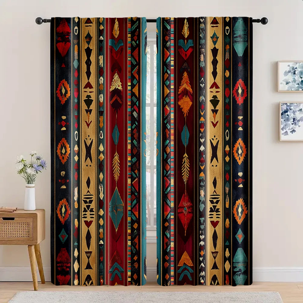 2pc, Curtain Ethnic Tribes Arrow 100% Polyester,Without Electricity Holiday Decorations Perfect for Indoor Celebrations, Room
2pc, Curtain Ethnic Tribes Arrow 100% Polyester,Without Electricity Holiday Decorations Perfect for Indoor Celebrations, Room