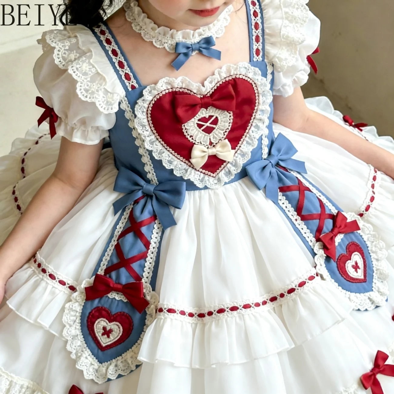 Original Summer New Girls' Lolita Dresses Short Sleeve Princess Dress for Girls Children's Clothing Summer 2026 New
Original Summer New Girls' Lolita Dresses Short Sleeve Princess Dress for Girls Children's Clothing Summer 2026 New