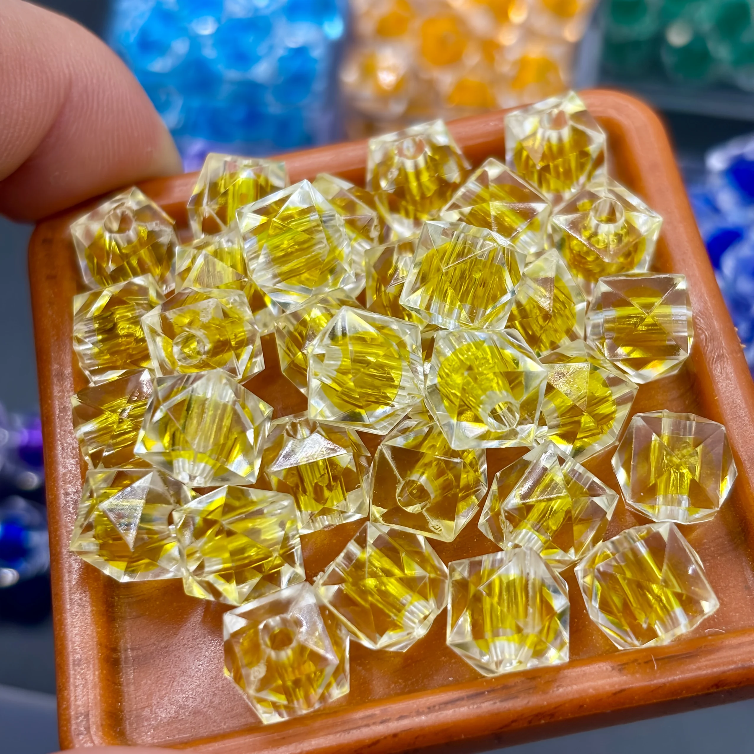 100pcs 9MM Acrylic Round Beads Spacer Loose Beads Faceted Beads For Jewelry Bracelets Necklace Keychain Making DIY Accessories
100pcs 9MM Acrylic Round Beads Spacer Loose Beads Faceted Beads For Jewelry Bracelets Necklace Keychain Making DIY Accessories