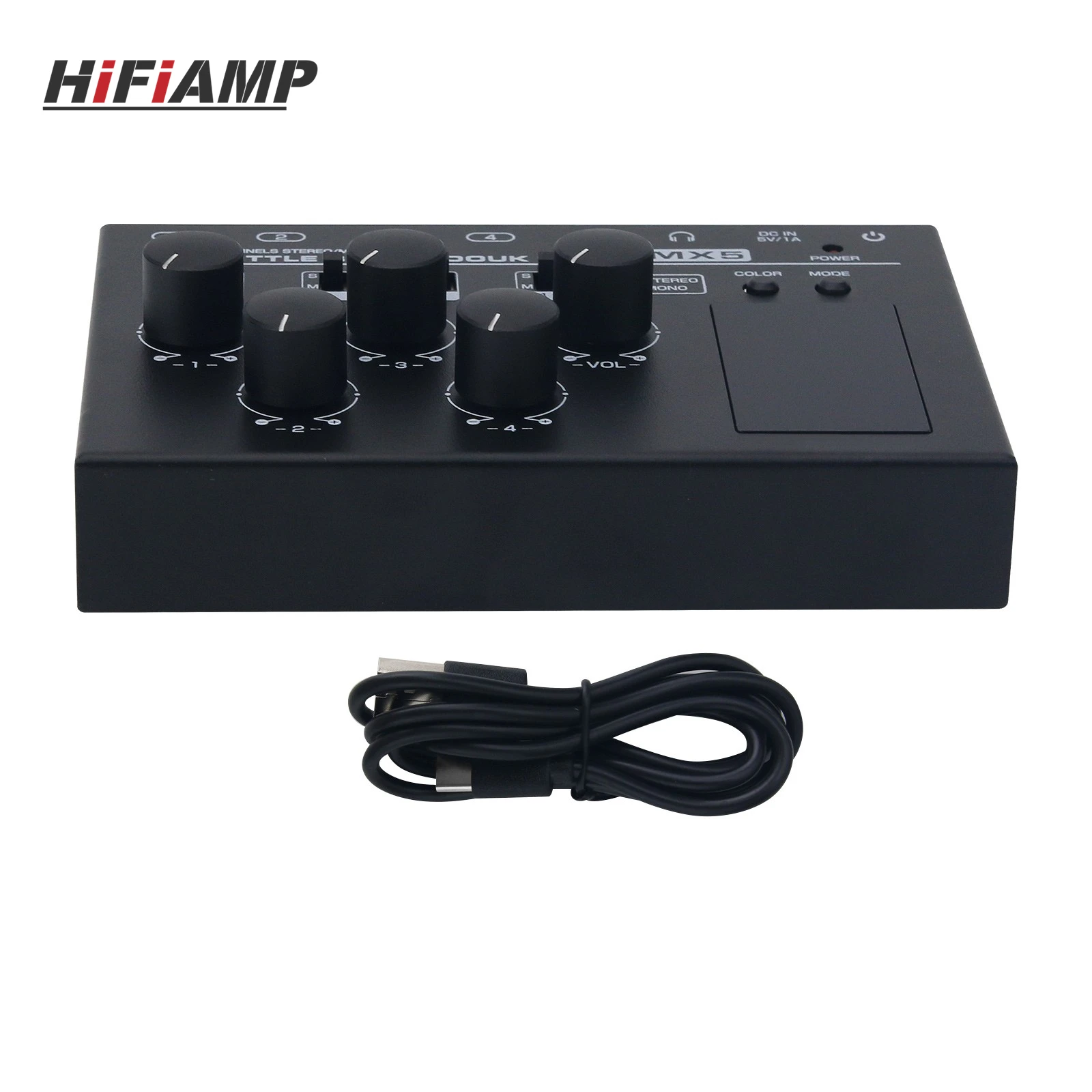 One Little Bear MX5 Mono/Stereo 4 Channel Mixer Ultra Low Noise Linear Mixer w/ 6.35mm/3.5mm Jacks
One Little Bear MX5 Mono/Stereo 4 Channel Mixer Ultra Low Noise Linear Mixer w/ 6.35mm/3.5mm Jacks
