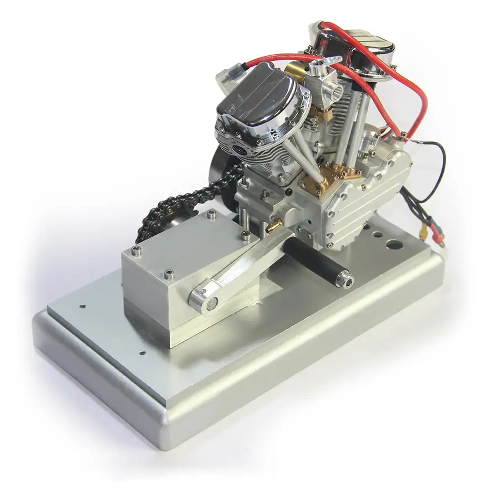 CISON FG-9VT 9cc V-Twin Engine с обновленным стартовым комплектом и базой
CISON FG-9VT 9cc V-Twin Engine с обновленным стартовым комплектом и базой