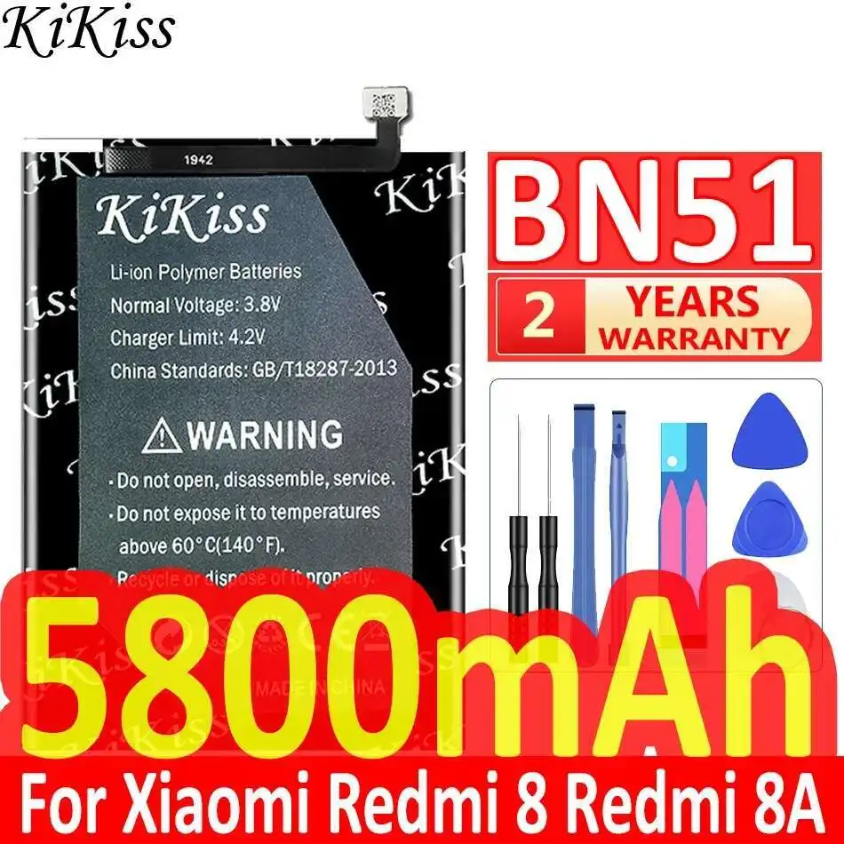 BN51 5800 мАч аккумулятор мобильного телефона надежная замена для Xiaomi Redmi 8 Redmi 8A Redmi8 Redmi 8A
BN51 5800 мАч аккумулятор мобильного телефона надежная замена для Xiaomi Redmi 8 Redmi 8A Redmi8 Redmi 8A