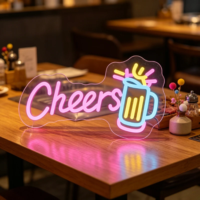 Cheers Neon Sign LED Night Light 3D Acrylic Beer Mug USB Wall Lamp Bar Pub Home Party Aesthetic Desk Decoration Gift
Cheers Neon Sign LED Night Light 3D Acrylic Beer Mug USB Wall Lamp Bar Pub Home Party Aesthetic Desk Decoration Gift
