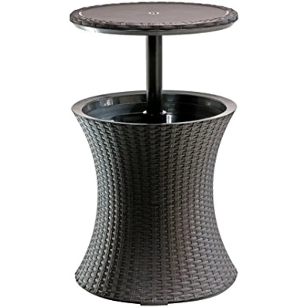 Pacific Cool Bar Outdoor Patio Furniture and Hot Tub Side Table with 7.5 Gallon Beer and Wine Cooler
Pacific Cool Bar Outdoor Patio Furniture and Hot Tub Side Table with 7.5 Gallon Beer and Wine Cooler