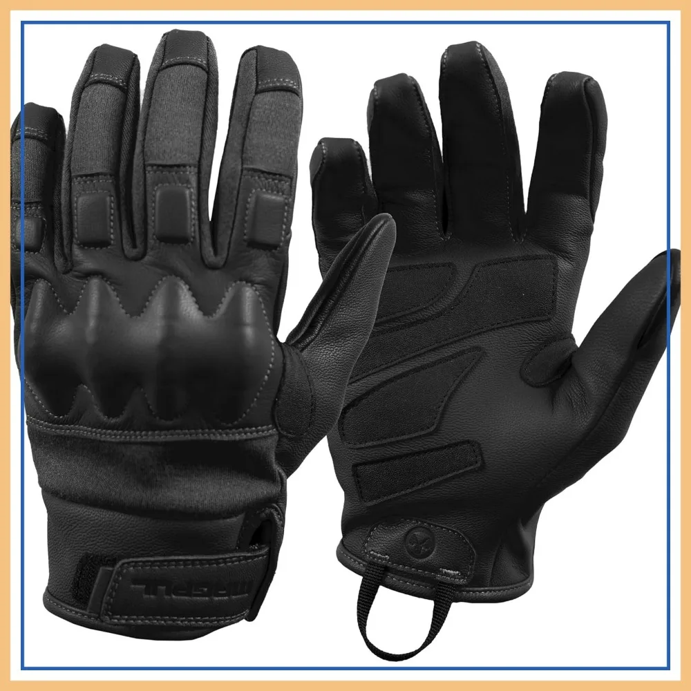 Tactical Gloves Men's D30 Knuckle Goatskin Leather Fire Resistant Nomex Black Large
Tactical Gloves Men's D30 Knuckle Goatskin Leather Fire Resistant Nomex Black Large