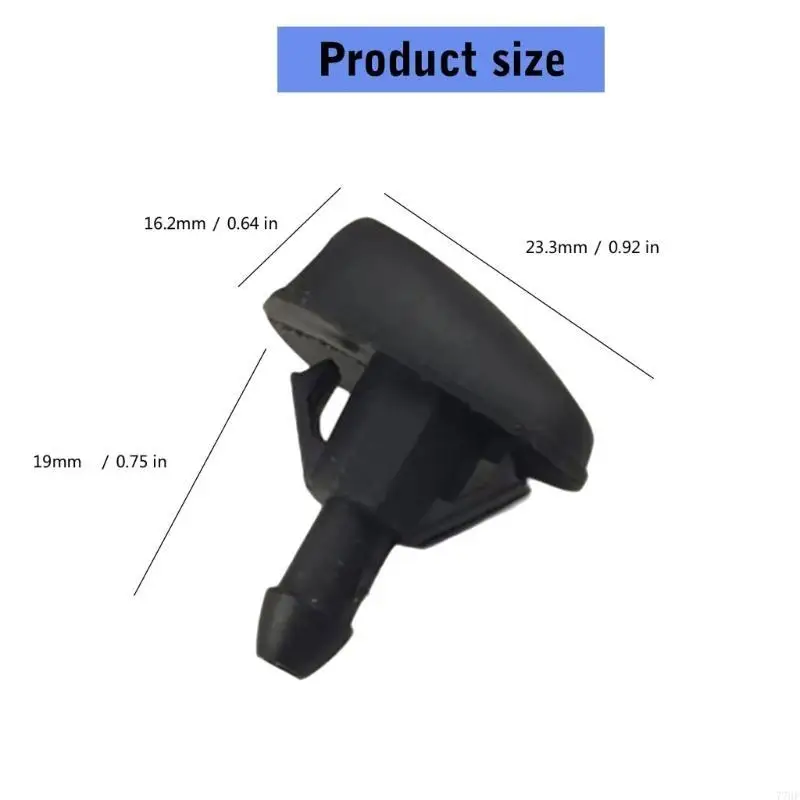 77HF 2pcs Replacement Wiper Water Jet Sprayer Nozzle Car Front Windshield Washer Nozzle Auto Part Easy Installation
77HF 2pcs Replacement Wiper Water Jet Sprayer Nozzle Car Front Windshield Washer Nozzle Auto Part Easy Installation