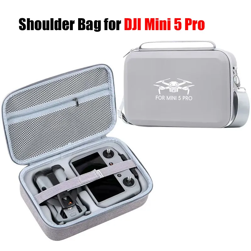 Portable Carrying Case Protective Storage Bag Waterproof Cover with Shoulder Strap for DJI Mini 5 Pro Drone Remote Battery
Portable Carrying Case Protective Storage Bag Waterproof Cover with Shoulder Strap for DJI Mini 5 Pro Drone Remote Battery