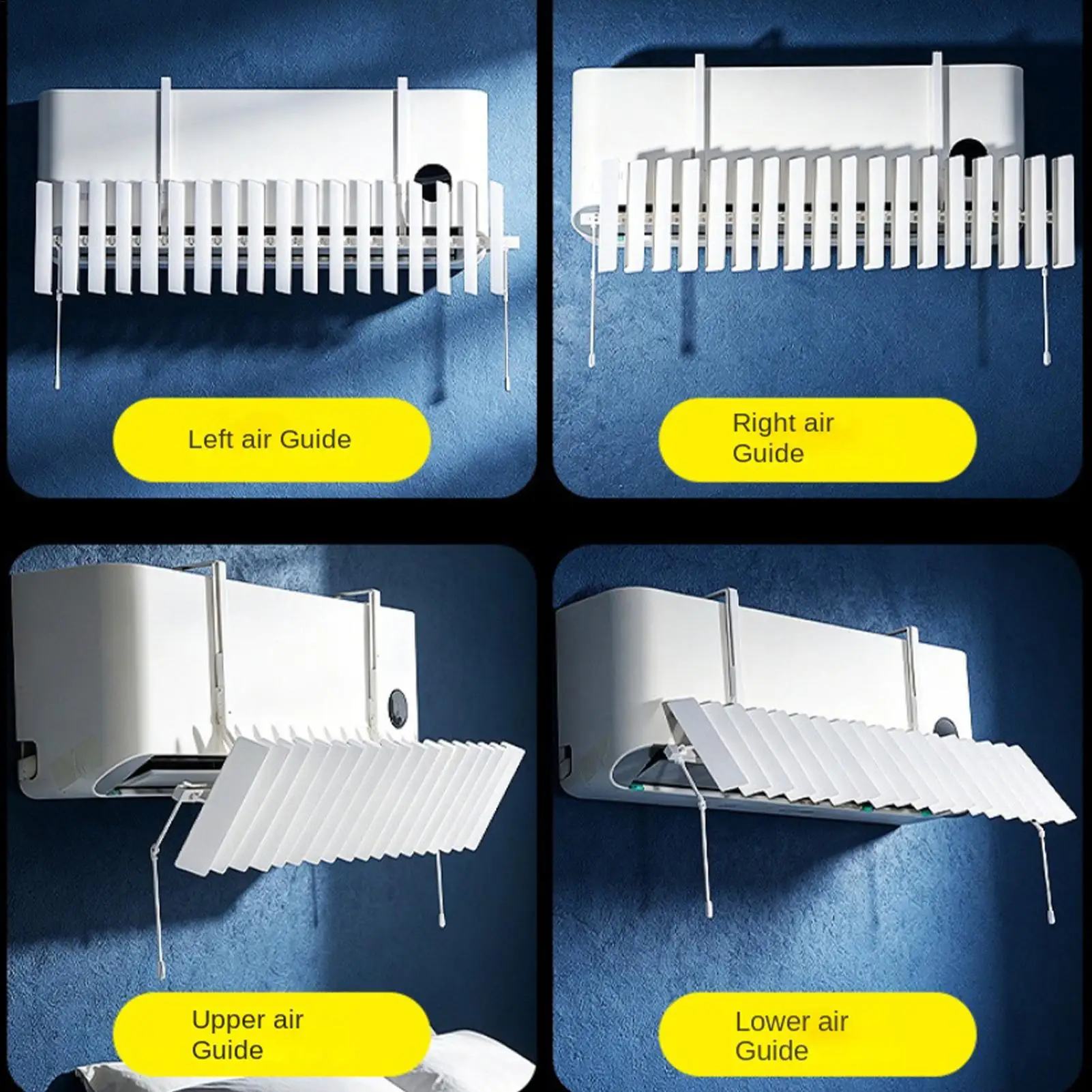 HVAC Vent Deflector Air Conditioner Wind Diverter Wall Mounted AC Wind Cover For Home Bedroom Living Room Office Apartment
HVAC Vent Deflector Air Conditioner Wind Diverter Wall Mounted AC Wind Cover For Home Bedroom Living Room Office Apartment